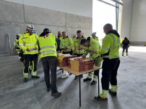 Kranselag sorteringshall på Årabrot