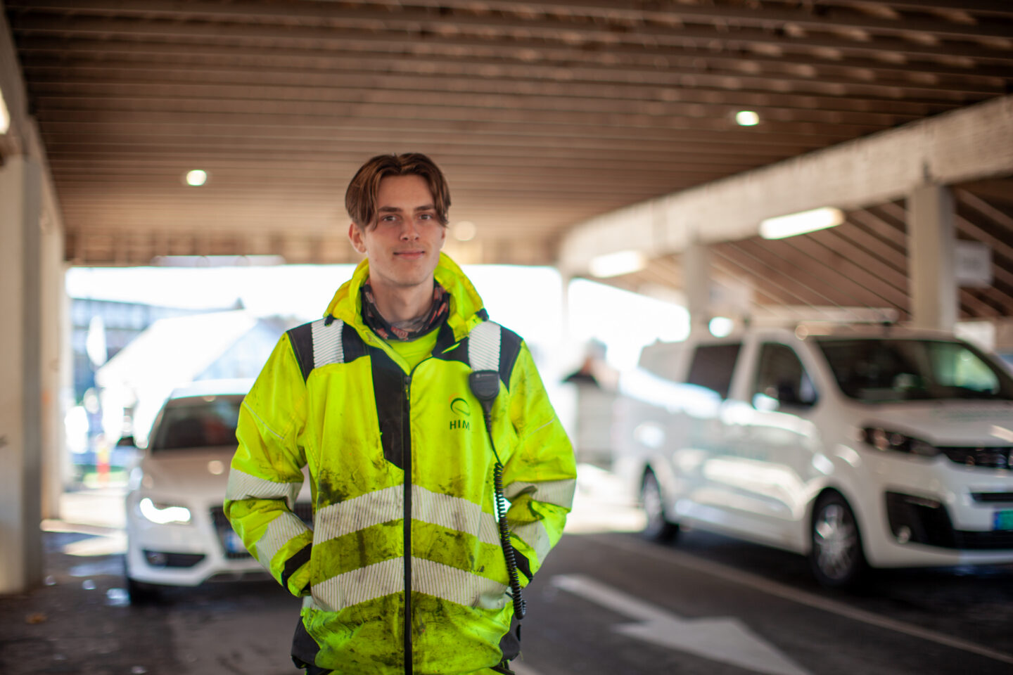 Simen er lærling i HIM, han startet høsten 2025
